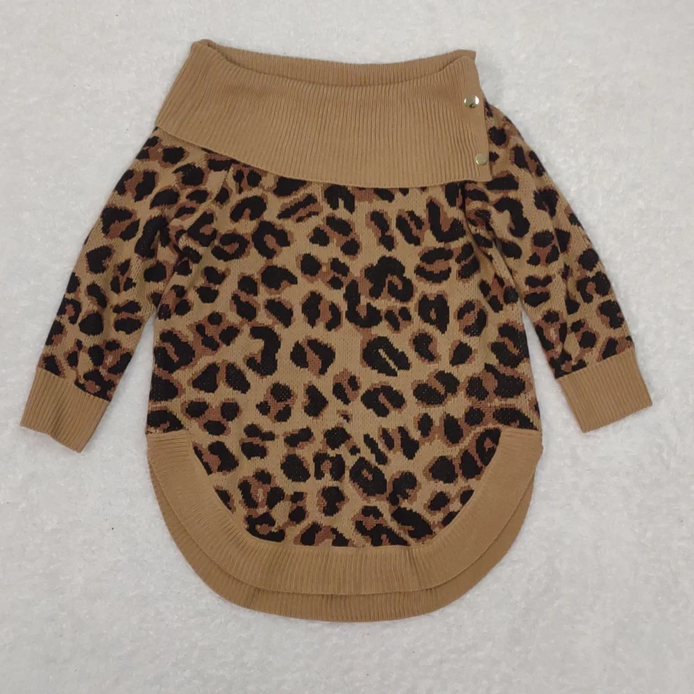 89th+Madison Women's Leopard Print Cowl Neck Sweater Size Medium - Picture 14 of 15